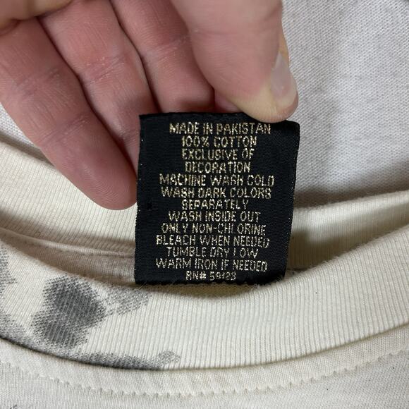 Vintage Y2k Makaveli Graphic Print T-Shirt Men's Medium Short Sleeve Casual Tee - Picture 4 of 8